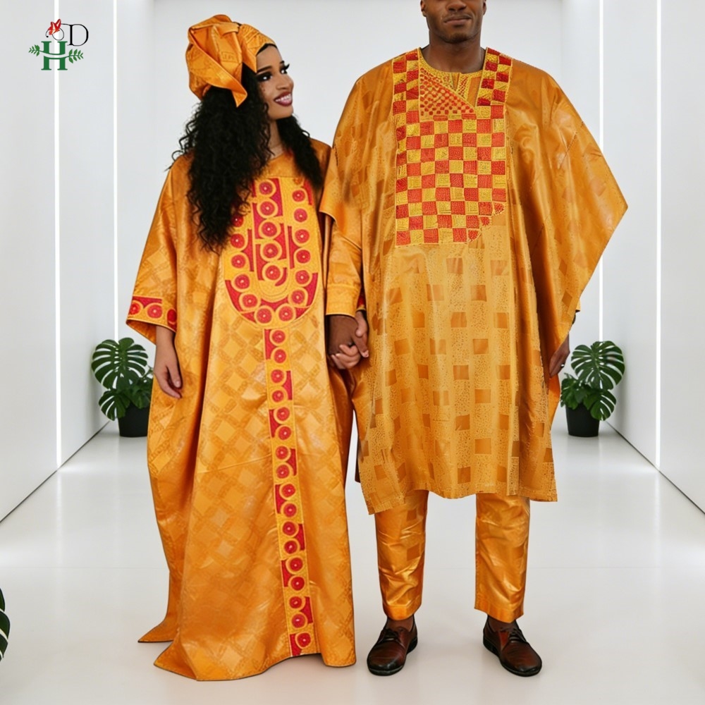 Boubou Men Africa - ملابس أفريقية جديدة للرجال، طقم أغبادا