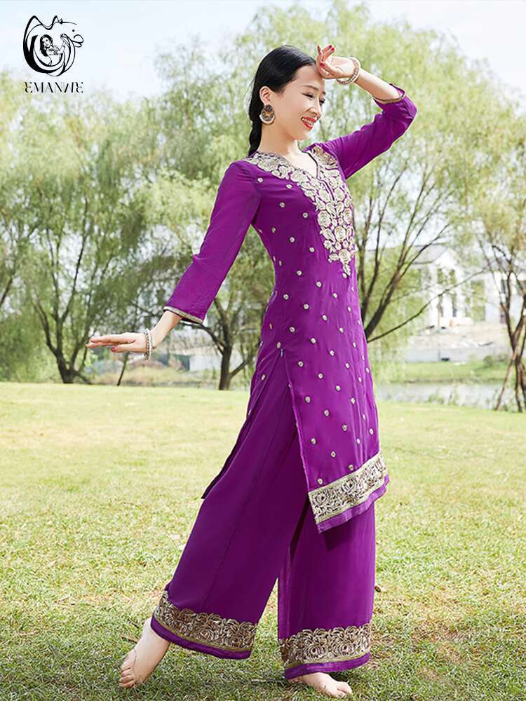 نمط غريب زي الرقص الهندي نمط ع - مراجعة Fashion Ethnic Indian Clothing وسعره