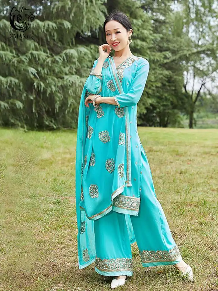 نمط غريب زي الرقص الهندي نمط ع - مراجعة Fashion Ethnic Indian Clothing وسعره