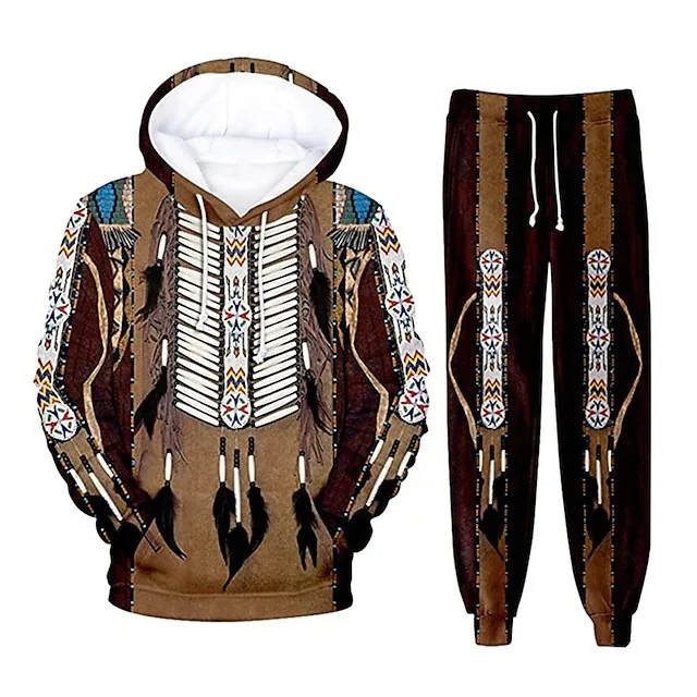 طقم هوديز وبنطلون بطباعة ثلاثي - مراجعة Fashion Ethnic Indian Clothing وسعره